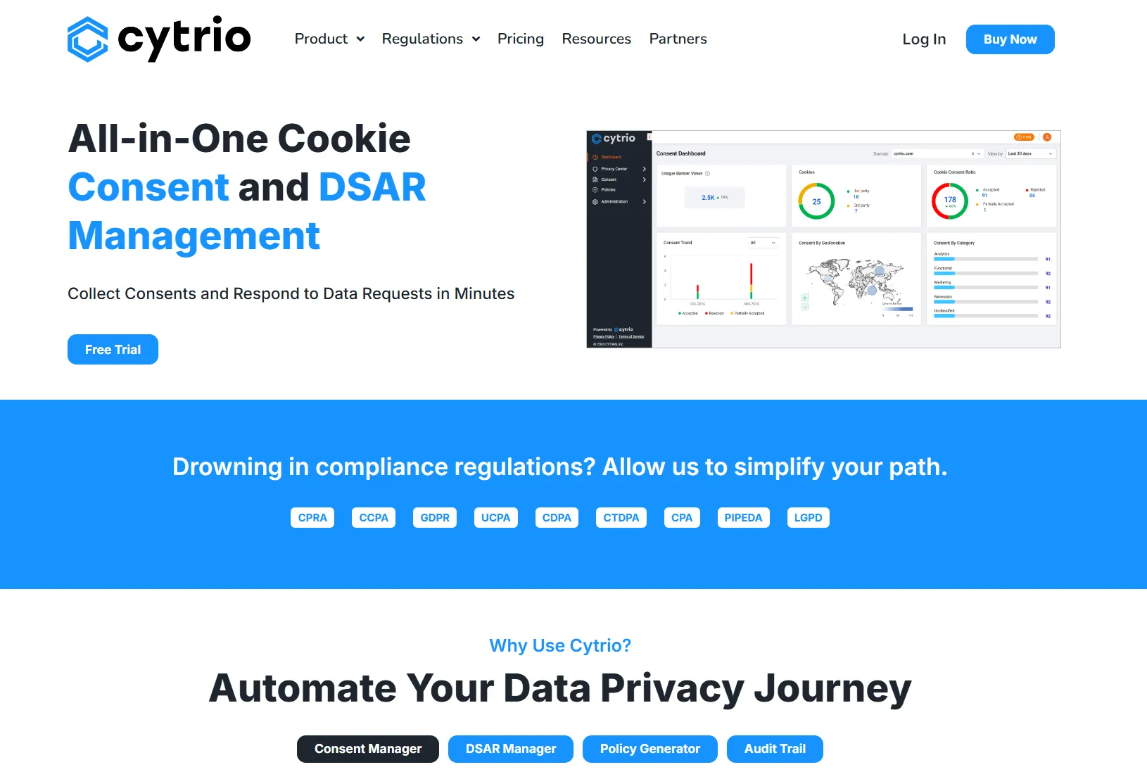 cytrio homepage screenshot